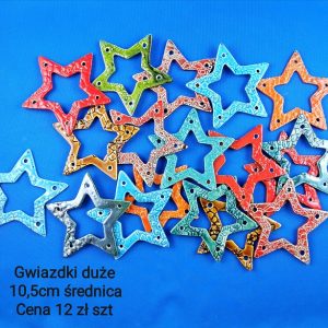 Gwiazdki duże z dziurką
