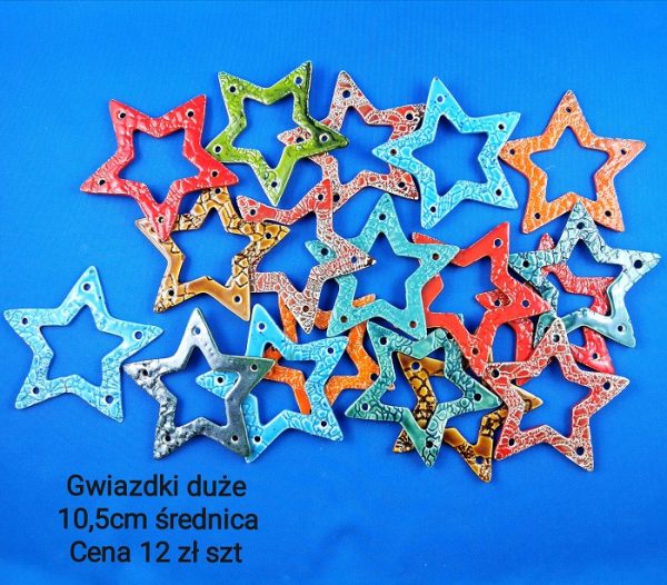 Gwiazdki duże z dziurką