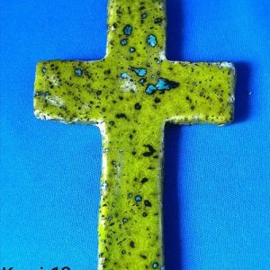 Krzyż na ścianę 10cm CERAMIKA