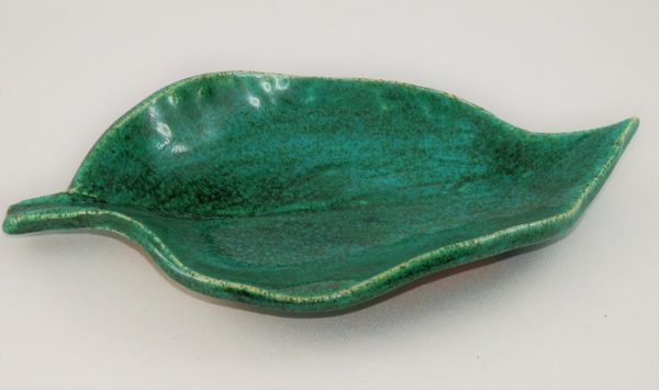 Listek ceramiczny – świecznik