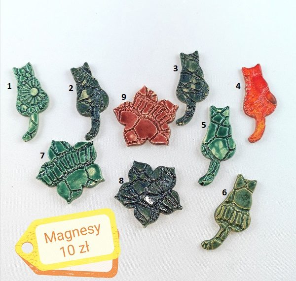 Magnesy koronka 6cm