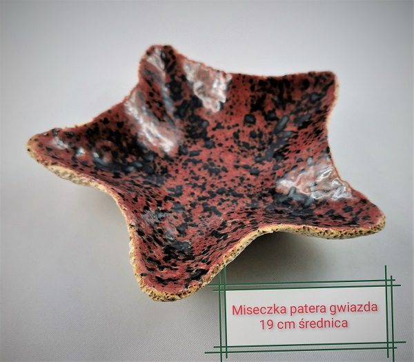 Miseczka patera Świąteczna gwiazda