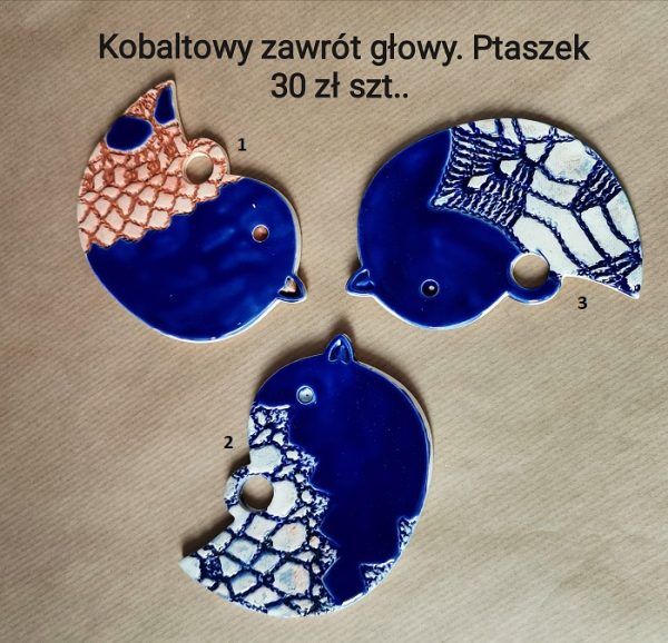 Ptaszek ścienny KOBALT koronka