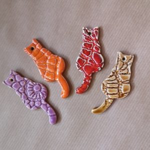 Zawieszka ceramiczna kotek